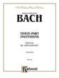 Three Part Inventions piano sheet music cover